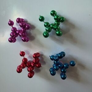 Handmade Balloon Dog Magnet Set